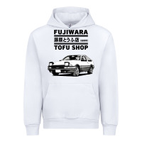 White initial d fujiwara tofu shop ae86 manga Urban Hoodie - lanVoArt