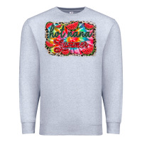Heather Grey Hot nana summer Premium Sweatshirt - RacoonDesign