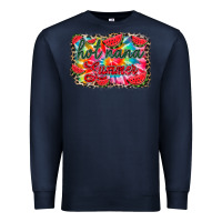 Navy Hot nana summer Premium Sweatshirt - RacoonDesign