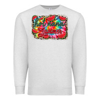 Oatmeal Heather Hot nana summer Premium Sweatshirt - RacoonDesign