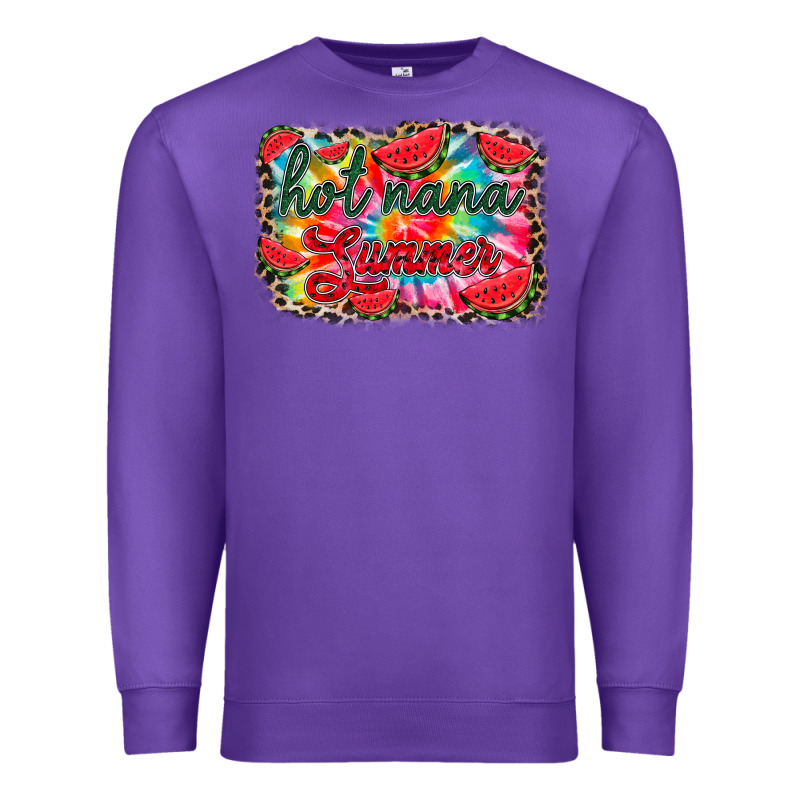 Hot Nana Summer Premium Sweatshirt by RacoonDesign | Teevron