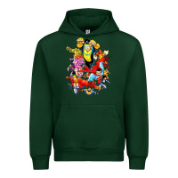 Forest Green invincible and friend hero art Urban Hoodie - lanVoArt