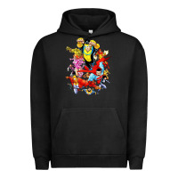 Pigment Black invincible and friend hero art Urban Hoodie - lanVoArt