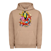 Pigment Burro invincible and friend hero art Urban Hoodie - lanVoArt