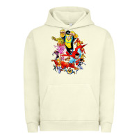 Pigment Pistachio invincible and friend hero art Urban Hoodie - lanVoArt