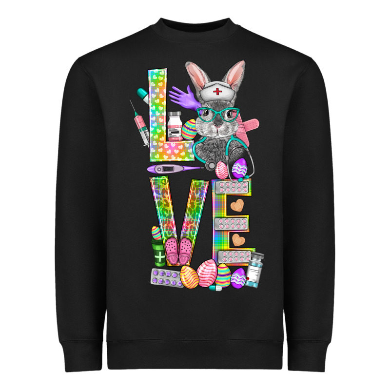 Love Easter Nurse Heavyweight Sweatshirt by BundleAndBundleShop | Teevron