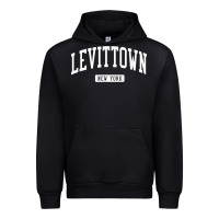 Black levittown new york ny vintage athletic sports design t shirt Urban Hoodie - lanVoArt