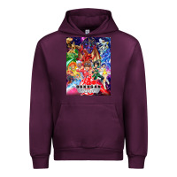 Mauve Wine bakugan Urban Hoodie - lanVoArt