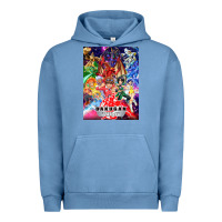 Pigment Pebble Blue bakugan Urban Hoodie - lanVoArt