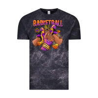 Cloud Black Basketball life afro girl sneakers Vintage Tee - RanaPortraitStore