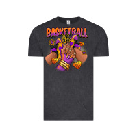 Vintage Black Basketball life afro girl sneakers Vintage Tee - RanaPortraitStore