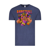 Vintage Denim Basketball life afro girl sneakers Vintage Tee - RanaPortraitStore