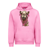 Fuchsia Pink camel Urban Hoodie - BarkalooDesign