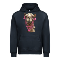 Navy camel Urban Hoodie - BarkalooDesign