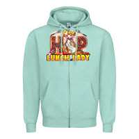 Seafoam One hip lunch lady Easter Day Zipper Hoodie - LillyAllenDesigns