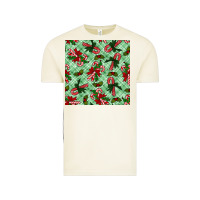 Vintage Arctic Christmas candy cane Vintage Tee - NancyCooperArtShop