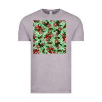 Vintage Zinc Christmas candy cane Vintage Tee - NancyCooperArtShop