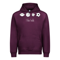 Mauve Wine Funny Sports Balls Gag Gift Urban Hoodie - lanVoArt