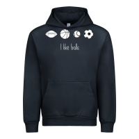 Navy Funny Sports Balls Gag Gift Urban Hoodie - lanVoArt