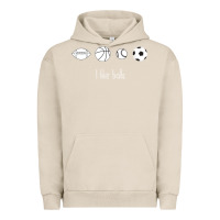 Pigment French Oak Funny Sports Balls Gag Gift Urban Hoodie - lanVoArt