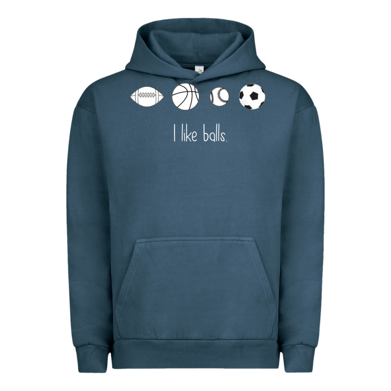 Funny Sports Balls Gag Gift Urban Hoodie by lanVoArt | Teevron