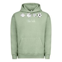 Pigment Oil Green Funny Sports Balls Gag Gift Urban Hoodie - lanVoArt