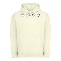 Pigment Pistachio Funny Sports Balls Gag Gift Urban Hoodie - lanVoArt
