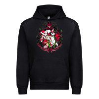 Black hazbin hotel christmas Urban Hoodie - lanVoArt