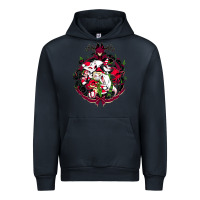 Navy hazbin hotel christmas Urban Hoodie - lanVoArt