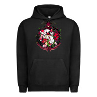 Pigment Black hazbin hotel christmas Urban Hoodie - lanVoArt