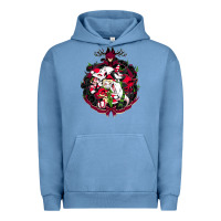 Pigment Pebble Blue hazbin hotel christmas Urban Hoodie - lanVoArt