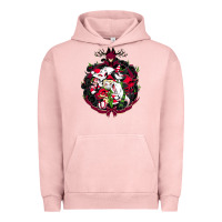 Pigment Salmon hazbin hotel christmas Urban Hoodie - lanVoArt