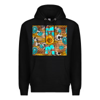 Black western mom Premium Hoodie - RanaPortraitStore