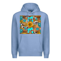 Colony Blue western mom Premium Hoodie - RanaPortraitStore
