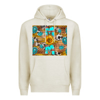 Oatmeal Heather western mom Premium Hoodie - RanaPortraitStore