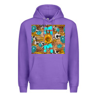 Purple western mom Premium Hoodie - RanaPortraitStore