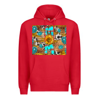 Red western mom Premium Hoodie - RanaPortraitStore