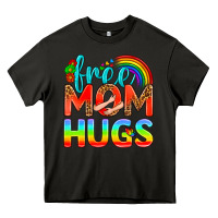 Asphalt Pride LGBTQ Free Mom Hugs Heavy Core Tee - BundleAndBundleShop