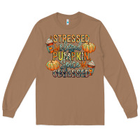 Toasted Coconut stressed blessed pumpkin spice obsessed Long Sleeve Tee - CowGirlArtShop