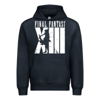 Navy final fantasy xiii lightning white Urban Hoodie - lanVoArt