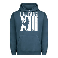 Pigment Midnight Navy final fantasy xiii lightning white Urban Hoodie - lanVoArt