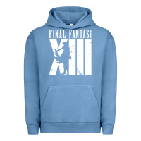 Pigment Pebble Blue final fantasy xiii lightning white Urban Hoodie - lanVoArt
