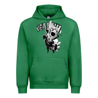 Emerald present mic screaming Urban Hoodie - lanVoArt