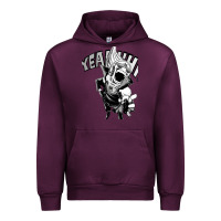 Mauve Wine present mic screaming Urban Hoodie - lanVoArt