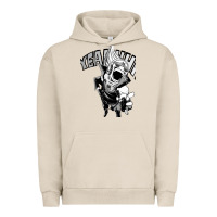 Pigment French Oak present mic screaming Urban Hoodie - lanVoArt