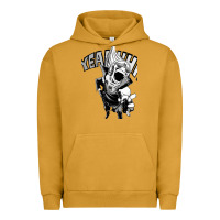 Pigment Peanut Butter present mic screaming Urban Hoodie - lanVoArt