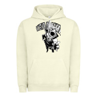 Pigment Pistachio present mic screaming Urban Hoodie - lanVoArt