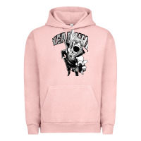 Pigment Salmon present mic screaming Urban Hoodie - lanVoArt