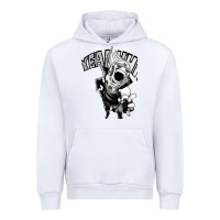 White present mic screaming Urban Hoodie - lanVoArt