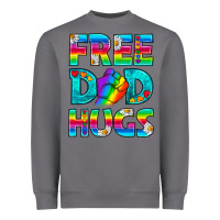 Storm Pride LGBTQ Free Dad Hugs Heavyweight Sweatshirt - BundleAndBundleShop
